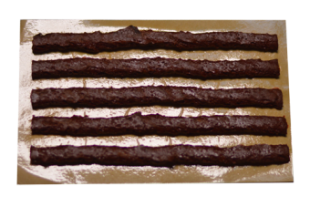VL-361 Жгуты PREMA коричневые, 100мм (толстые)
